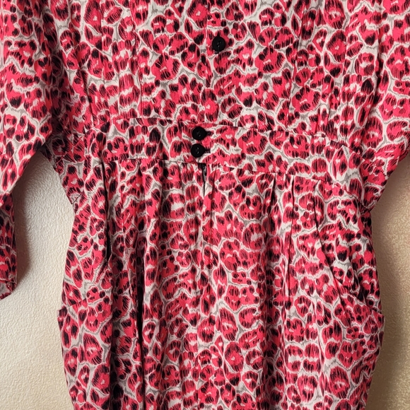 JUDI ROSEN RARE ANIMAL PRINT SILK DRESS - Picture 6 of 7